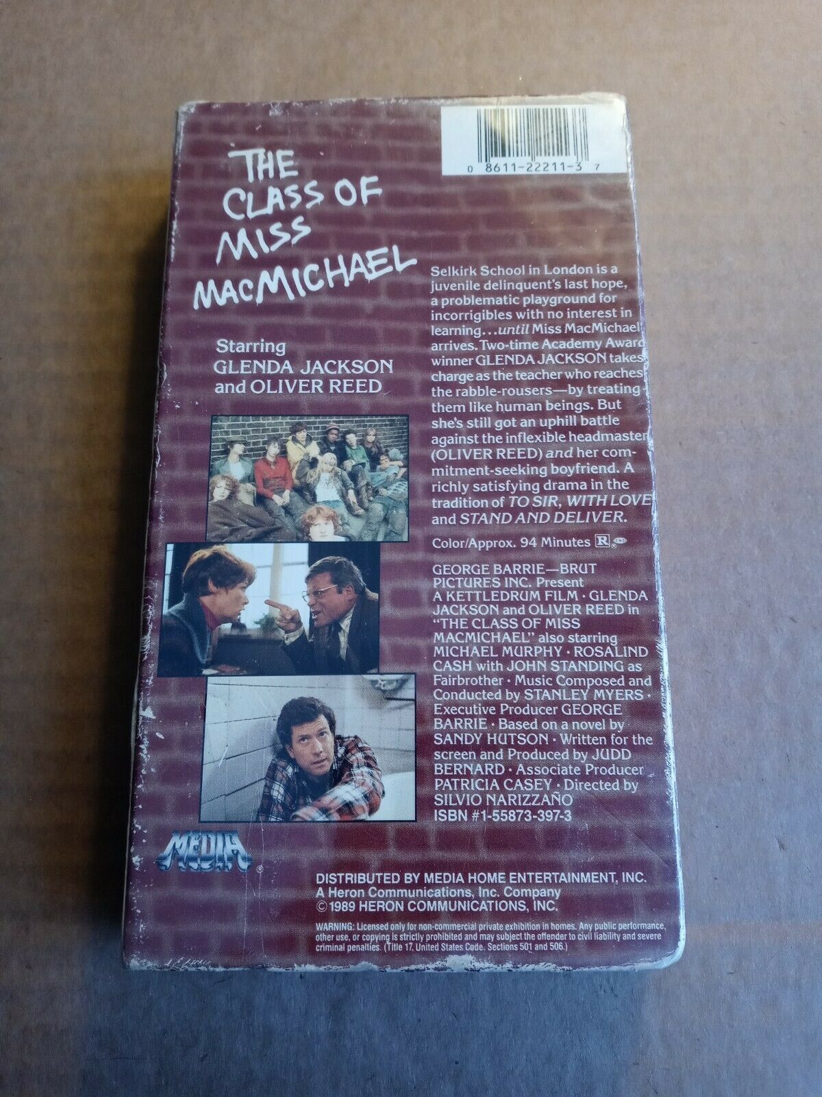 THE CLASS OF MISS MACMICHAEL VHS SEALED Glenda Jackson Oliver Reed Drama Item image 3