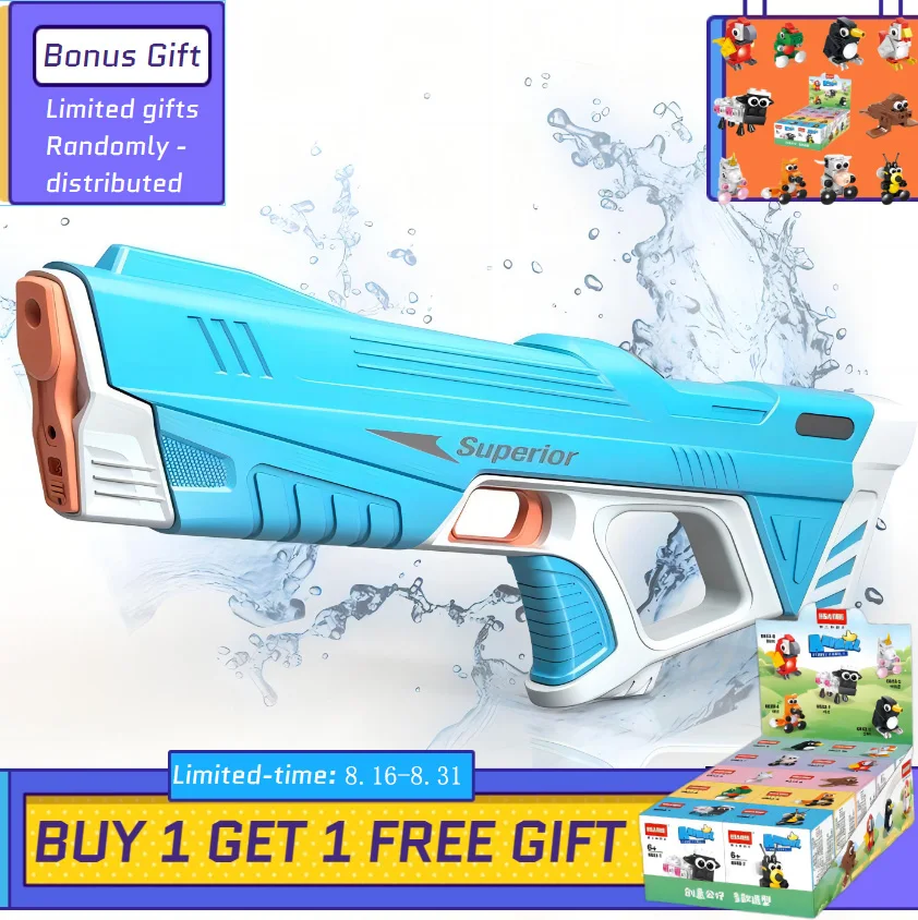 Electric Water Automatic Squirt Guns High Toy Guns for Kids Adults Boys Girls - £34.46 GBP+