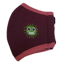 Unisex Wine Bordeau Cotton Face Mask for Kids Reusable Mouth Cover Prote... - $8.96