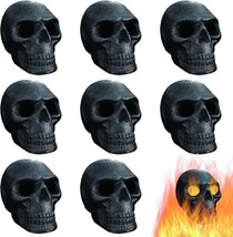 Fyztcocpt Imitated Human Skull Gas Log For Indoor Or Outdoor Fireplaces, - £41.10 GBP