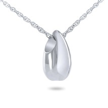 Teardrop Stainless Steel Pendant/Necklace Funeral Cremation Urn for Ashes - $59.99