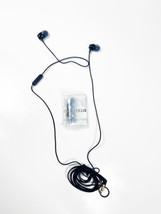 Original Neu Sony Stereo Kopfhörer MDR-EX15AP - Schwarz mit Mikrofon &amp; Fern - £14.98 GBP