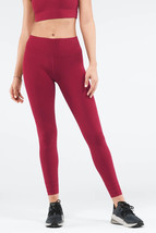 Fabletics L Large High-Waisted SculptKnit® Essential Legging Cherry Burst red - £31.10 GBP