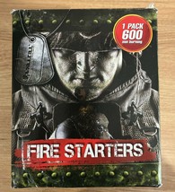 40 pieces 600+ Minute Burning Fire Starter Big Pack  Waterproof NEW - £20.15 GBP