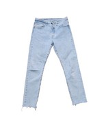 Vintage Levis 501 Button Fly 100% Cotton Jeans 28x28 Skiny Rare - £52.18 GBP