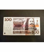 Banknote 100 guilders &#39;Michiel de Ruyter&#39;, 1970 - $78.64 CAD
