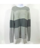 Calvin Klein Jeans Women&#39;s Long Sleeve Grey Cable Knit Sweater Tunic Siz... - $328.48 MXN