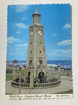 Clock Tower Daytona Beach Florida Postcard - $2.96