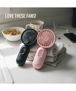 Camping Fan Rechargeable, Mini Portable Handheld 2-Pack, USB Battery Pow... - $30.54 CAD