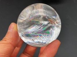 Rainbow Quartz Crystal Shpere Ball Housewarming Gift Home Decor E052044 - £96.09 GBP