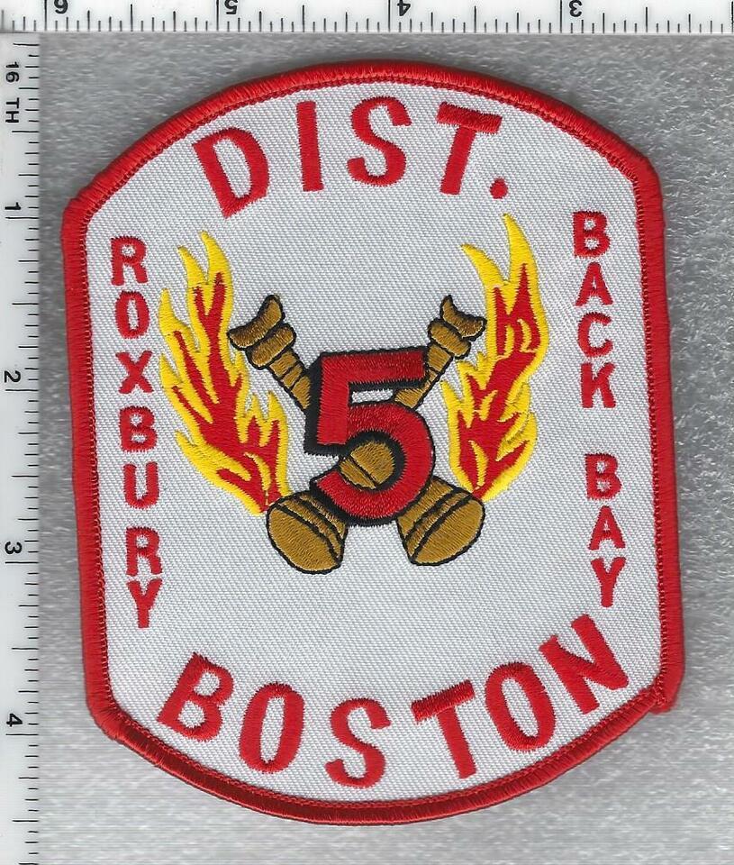 Boston Fire Department (Massachusetts) District 5 Shoulder Patch - $23.33