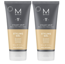 Mitch Steady Grip Firm Hold Styling Gel, 5.1 Oz. (2 Pack) - £31.42 GBP