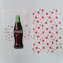 Coca-Cola Snowflakes &amp; Bottle Dishtowels (2 Pack) - BRAND NEW - $17.33