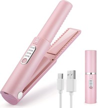 Mini Hair Straightener Cordless Portable Flat Iron for Daily Use Bangs Touch Ups - £43.32 GBP