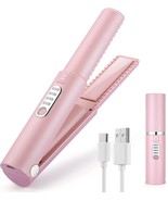 Mini Hair Straightener Cordless Portable Flat Iron for Daily Use Bangs T... - $75.60 CAD
