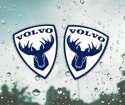 Fits for Volvo  moose head car  decal sticker left right exterior sticker 2X - £5.53 GBP