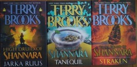 Terry Brooks High Druid of Shannara Trilogy Hardcover Book Lot First Editions - £27.18 GBP