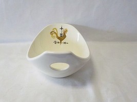 Vintage Edwin Knowles WEATHER VANE Rooster Open Finger Handle Relish Bowl Dish - £9.87 GBP