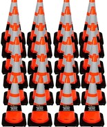 28&quot; Orange Traffic Cones w/ 4&quot;&amp; 6&quot; 3M Reflective Collars (Pack of 24) - $1,111.31 CAD