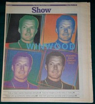 STEVE WINWOOD SHOW NEWSPAPER SUPPLEMENT VINTAGE 1991 - £19.57 GBP