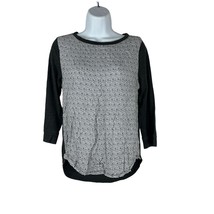 GAP Factory Women&#39;s Long Sleeved Round Neck Print T-Shirt Size XS - £14.95 GBP
