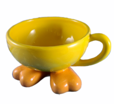 Warner Bros Studio Store Tweety Walking Teacup Tea Cup Tweety Bird Yellow - $11.64