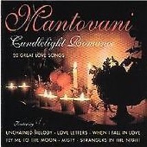 Mantovani and His Orchestra : Candlelight Romance: 20 GREAT LOVE SONGS CD Pre-Ow - £11.90 GBP