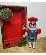 Vintage 80s Sears Roebuck Wooden Ornament Christmas Around The World France - $30.54 CAD