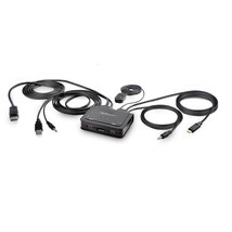 Startech C2-D46-UAC-KVM 2-PORT COMPACT 4K KVM SWITCH - USB-A/USB-C CABLE... - $251.91