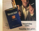 1991 Montclair Cigarettes Print Ad Advertisement pa22 - $6.92