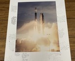 Boeing Delta II Deep Space 1 Photo Poster Signed Pat Intern  CV - £97.88 GBP