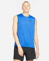 Nike Men&#39;s Pro Dri-fit Training Tank Top in Blue Void/Royal-Small - £19.91 GBP