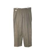 B.E. Khakis Mens Brown Wrinkle Resistant Double Pleat Pants Size 39 x 30... - £9.60 GBP