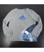 Adidas Toddler Baby Boy&#39;s 2T Go-To Gray Football Pullover Long Sleeve T-... - £5.48 GBP