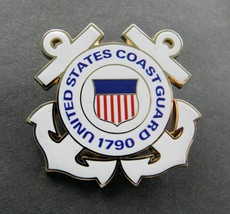 Uscg Coast Guard Cutout Style Lapel Hat Pin Badge 1.5 Inches Usa - £5.14 GBP