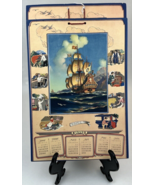 1929 Chicago Adverstising Calendar EB Hesser Robert A Fox Ship Art Deco ... - $543.10 CAD