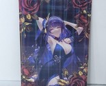 Raiden Shogun Holo Roses Waifu Card Anime Girl Wall Art Oversized Board A5 - $22.76