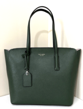 New Kate Spade Margaux Medium Tote Refined Grain Leather Pine Grove / Du... - $139.41