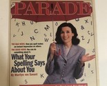 August 13 2000 Parade Magazine Marilyn Vos Savant What Your Spelling Says - $3.95