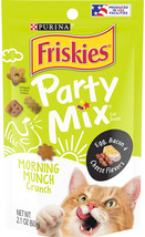 [Pack of 4] Friskies Party Mix Crunch Treats Morning Munch 2.1 oz - £27.07 GBP