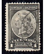 1901 ARGENTINA Stamp - &quot;Oficial&quot;, 1c, SC# O31 E79 - £1.16 GBP