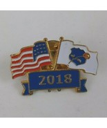 2018 Flags With Banner Lapel Hat Pin - €3,80 EUR