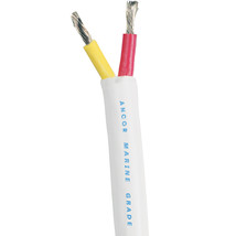 Ancor Safety Duplex Cable - 14/2 AWG - Red/Yellow - Round - 100&#39; [126510] - £67.25 GBP