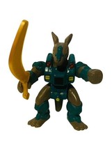 Battle Beasts Kickback Kangaroo Hasbro Vtg Figure 1986 COMPLETE Weapon Rub #35 - £57.43 GBP