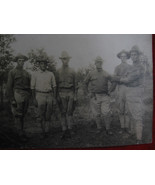 Vintage real Photo of a Group of Soldiers from Company G  Postcards 1914 - £6.02 GBP