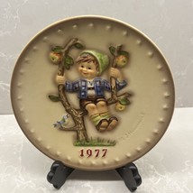 MJ Hummel Annual Collector Plate 1977 Hand Painted Western Germany GOEBEL - $14.85