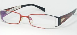 Eva Minge By O.C.E. Meitzner E.M.034 5556 Red /BLACK Eyeglasses 50-18-135mm - $62.60