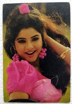 Bollywood Actor Divya Bharati Rare Old Original Post card Postcard India - £23.85 GBP