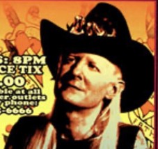 JOHNNY WINTER 1995 TOUR ORIGINAL FLYER 4x9 POP ROCK ART DETROIT MI THE M... - $6.79