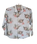 Tommy Bahama Linen Shirt XL Men Floral Riviera Breezer Light Mistral Lon... - £54.74 GBP